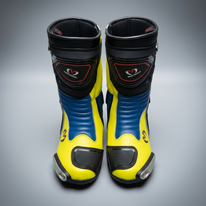 Botas de Carreras de Cuero Personalizadas Más Vendidas, Botas de Carreras Profesionales, Zapatos de Conducción Resistentes al Fuego, Botas de Seguridad para Deportes de Motor - Product Image 5