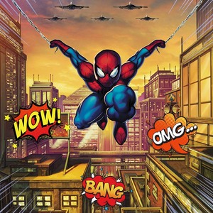 Fondo Fotográfico de Superhéroes, Pancarta <span class=keywords><strong>para</strong></span> Cabina de Fotos de la Liga de Superhéroes <span class=keywords><strong>para</strong></span> Niños, Decoraciones de Pared <span class=keywords><strong>para</strong></span> Fiestas de Cumpleaños - Product Image 6