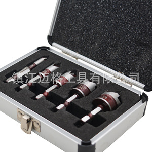 5Pc 82 Hex Shank Chamfering Cutter 3/4 5/8 1/2 3/8 1/4 Inch For Metal Sheet Steel Drilling - Product Image 5