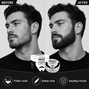 Baume à barbe naturel sous marque privée, cire à barbe hydratante et brillante, soin coiffant pour moustache et barbe pour hommes, formule personnalisée - Product Image 5