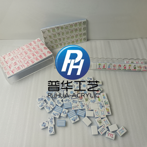 Tùy Chỉnh <span class=keywords><strong>In</strong></span> Ấn Khắc Handpaint <span class=keywords><strong>Mahjong</strong></span> Gạch 4 Lớp Mỹ Trung Quốc Acrylic <span class=keywords><strong>Mahjong</strong></span> Gạch Acrylic <span class=keywords><strong>Mahjong</strong></span> Hiển Thị Giá - Product Image 5