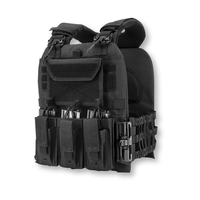 Gilet tactique d'extérieur léger et respirant style 2027, porte-plaques d'entraînement sans couture en nylon avec système MOLLE