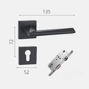 Easy Installation <strong>Door</strong> <strong>Knob</strong> Lock Set Golden <strong>Door</strong> Handles Luxury Modern Interior for Bedroom - Product Image 5