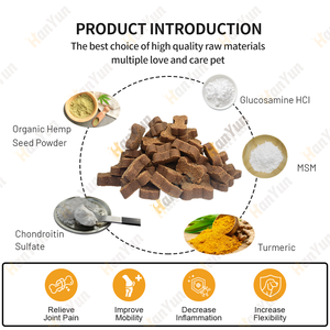 Hanyun Daily Dog Hip & articolare integratore in polvere per ridurre il dolore incoraggiare la mobilità rallentare la riparazione dei danni e ricostruire i problemi dell'anca e delle articolazioni - Product Image 2