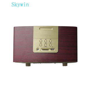 Radio Retro Skywin con altavoz, ranura para tarjetas USB, SD y TF, radio FM/AM, reloj despertador para uso doméstico. - Product Image 3