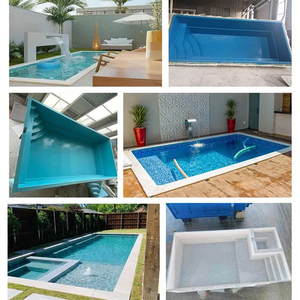 Piscina de Fibra de Vidrio de Lujo para Patio Trasero de Hotel con Spa Integrado y Accesorios Completos para la Relajación Familiar - Product Image 2
