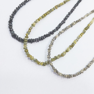Higher Quality <strong>Natural</strong> Gray <strong>Diamond</strong> Rough <strong>Uncut</strong> Beads Strand Rough Black <strong>Diamond</strong> Bead