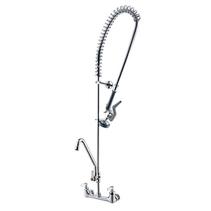Poignée à <span class=keywords><strong>double</strong></span> levier pour usage public <span class=keywords><strong>Robinet</strong></span> de cuisine commercial pré-rinçage à ressort haute pression pour <span class=keywords><strong>lave</strong></span>-<span class=keywords><strong>vaisselle</strong></span> de cuisine - Product Image 4