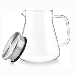 Bouilloire à thé résistante et théière théière théière en verre faite à la main Original Carton Transparent café thé ensembles théière outils - Product Image 2