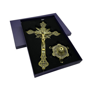 Nuevas artesanías religiosas <span class=keywords><strong>de</strong></span> Metal, <span class=keywords><strong>Jesús</strong></span> católico para templos, <span class=keywords><strong>apóstoles</strong></span>, crucifijo, decoración del hogar, Cruz <span class=keywords><strong>de</strong></span> pie - Product Image 6