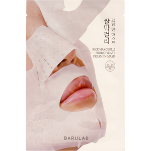 [Barulab] Rice makgeolli probio yeast Cream in in Mask แผ่นมาส์กหน้าบำรุงผิวจากเกาหลี - Product Image 5