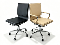 Chaise de direction de luxe, chaise de bureau en cuir ergonomique, chaise de bureau haut de gamme