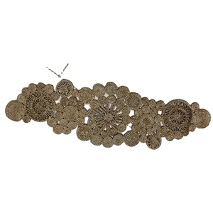 Chemin de table rustique long de taille personnalisée, couverture de table en jute bohème, chemin de table en jonc de mer tressé à la main naturel du Vietnam fabriqué en BD - Product Image 1