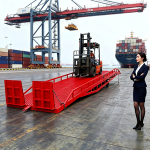 Plataforma elevadora niveladora de muelle móvil de puente de descarga hidráulica de camión para almacén - Product Image 3