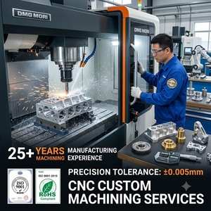 Servicio de Mecanizado CNC de Alta Precisión, Piezas Metálicas Personalizadas, Prototipado Rápido, Fresado de 3, 4 y 5 Ejes, Torneado, Electroerosión por Hilo, Aluminio, Latón - Product Image 1