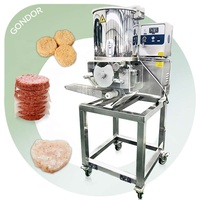 Kommerzielle Hühnernudget Mini elektrische Hamburger-Pattymaker Reis Burger Formmaschine und Fleischzubehör
