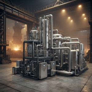 Generador de Oxígeno VPSA <span class=keywords><strong>CANGAS</strong></span> de 3000m3/h de Bajo Consumo de Energía para el Proceso de Fundición de Acero, Apoyo a la Combustión - Product Image 5