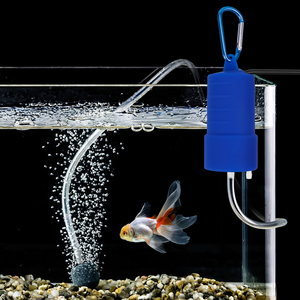 Pompe à air pour aquarium BARST JIER USB, ultra-silencieuse, en plastique/silicone, cylindrique, pour la création de brume, pour aquariums, extérieur, bureau - Product Image 2