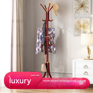 <span class=keywords><strong>Porte</strong></span>-<span class=keywords><strong>manteau</strong></span> en <span class=keywords><strong>bois</strong></span> minimaliste moderne, simple, pour la maison, la chambre à coucher, <span class=keywords><strong>porte</strong></span>-vêtements sur pied, étagère à vêtements colorée, meubles de maison - Product Image 4