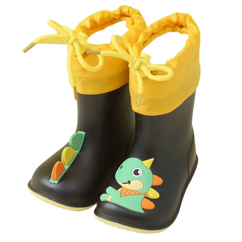 Offre Spéciale enfants bottes de pluie dessin animé imperméable bébé antidérapant en caoutchouc enfants bottes de pluie pour filles et filles