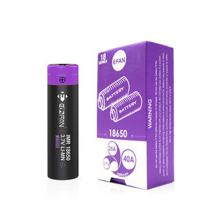 Efan Hochleistungs-18650-Akku - 2500mAh 25A Entladung für Leistungsstarke Taschenlampen Sicherer IMR Li-Ionen-Akku mit Langer Lebensdauer - Product Image 1