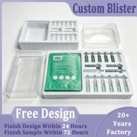 Boîte blister OEM personnalisée en PET de qualité alimentaire avec logo/design graphique sur mesure pour l'e-commerce UE/US et la vente au détail hors ligne