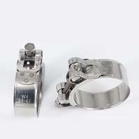 Collier de serrage hydraulique réutilisable à vis sans fin en acier inoxydable 304 pour raccordement de tuyaux