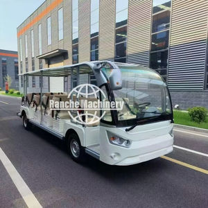 Autobuses Eléctricos RC de Buena Calidad con 14 Asientos Abiertos, para Turismo y Recorridos por Parques, 4 Filas, Batería de Plomo-Ácido, Velocidad Máxima de 60 km/h - Product Image 1