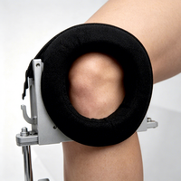Fixateur de positionnement pour chirurgie du genou, cadre en aluminium aéronautique, coussin en mousse en acier inoxydable 304, sangles en nylon pour salle d'opération