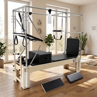 Table de Pilates Combinée 3-en-1 Caformer Professionnelle avec Trapèze Intégré – Équipement de Pilates Complet pour Studio