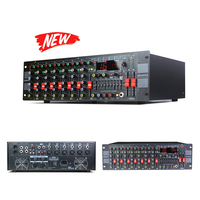Console de mixage audio DJ amplifiée 8 canaux UR-802FX avec Bluetooth, USB, 16 effets DSP, montage en rack pour scène, mariage, karaoké, sonorisation en direct