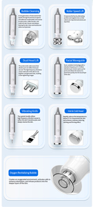 เครื่องพ่นออกซิเจน 9 in 1 สำหรับทำทรีทเมนต์หน้า อัลตราโซนิก ไฮโดรเดอร์มาเบรชั่น อุปกรณ์เสริมความงามเพื่อการฟื้นฟูผิวและดูแลสิว - Product Image 4