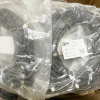 Câble de connexion avec prise d'aviation M12 et connecteur d'accessoires de capteur EK4-2M/P00 4 broches PNP 10-30VDC non blindé IP67 PVC