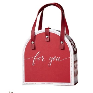 <span class=keywords><strong>Polka</strong></span> <span class=keywords><strong>Dot</strong></span> <span class=keywords><strong>Red</strong></span> Wedding Kẹo hộp vòm trở lại với Túi Quà Tặng Tay Lật Top Hand Hộp quà tặng - Product Image 1