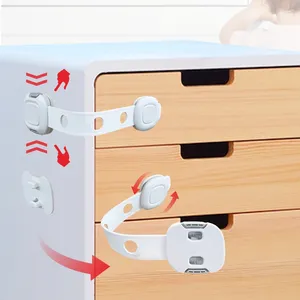 1pc Anti-baby Drawer Lock, Child Safety Lock, Cabinet Door Baby Cabinet Lock,  Refrigerator Lock, Protective Safety Buckle Lock To Prevent Hand Pinching
