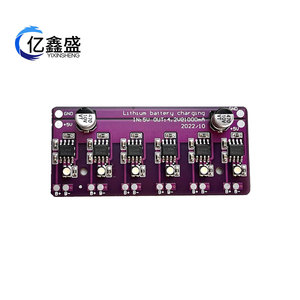 โมดูลชาร์จแบตเตอรี่ลิเธียม YIXINSHENG แรงดันไฟฟ้าขาเข้า 5V แรงดันไฟฟ้าขาออก 4.2V กระแสไฟ 1000mA ชาร์จแบบขนาน 6 ช่อง - Product Image 1