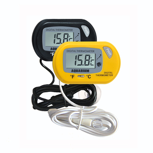 ST-3 เครื่องวัดอุณหภูมิแบบดิจิตอล LCD กันน้ำ โพรบวัดอุณหภูมิแบบถ้วยดูด ตู้ปลา ตู้เลี้ยงสัตว์เลื้อยคลาน เครื่องวัดอุณหภูมิ - Product Image 1