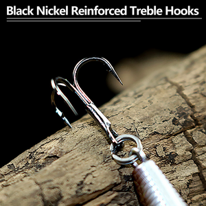 Leurre de pêche Minnow Jerkbait suspendu 70mm-105mm, 6.5g 9.5g 12g, avec système de transfert de poids pour lancer longue distance et action réaliste, pour la pêche au bar et à la truite - Product Image 2