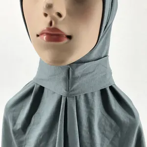 2023 personalizza il Design più venduto Hijab musulmano Amira 1 pezzo sciarpa istantanea semplice Hijab facile con bottoni automatici
