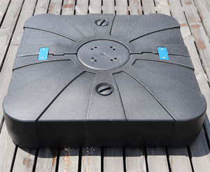 <span class=keywords><strong>Base</strong></span> Redonda Resistente para Sombrilla de Patio, Estilo Antiguo, para Exteriores, Color Negro - Product Image 6