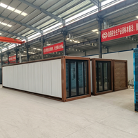 Prix Usine Conteneur Modulaire Extensible 40FT à Montage Rapide, 2 Chambres, Norme UE, Noyau EPS 50mm, Garantie 1 An
