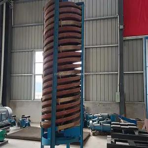Concentrador De Minério De Gravidade Separador Espiral Lavagem De Carvão Máquina De Concentrador De Calha Espiral