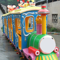 Train électrique touristique sur rail pour enfants et adultes, manèges de parc d'attractions, à vendre
