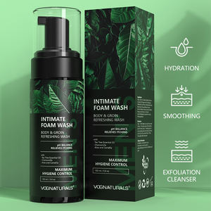 Özel etiket erkek kişisel bakım anti-kaşıntı koku giderme PH dengeli antibakteriyel temizleme köpüğü yıkama samimi köpük yıkama - Product Image 3