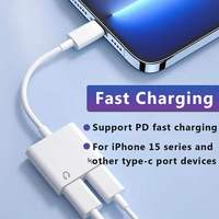 Adaptateur audio USB-C 2-en-1 vers 3,5 mm avec DAC et charge rapide 60W pour téléphones mobiles des séries S20, S10, Note10