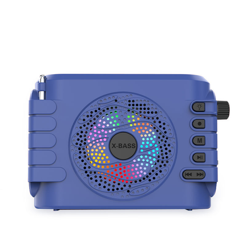 Portable Teaching Loudspeaker Tour <strong>Guide</strong> 5W Wireless Voice Mic Amplifier Fm Radio Flashlight Solar Charge Bt <strong>Speaker</strong>