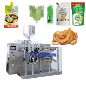 ATM-160/210L sac horizontal automatique emballage ananas jus noix de coco eau boisson liquide Doypack Machine de remplissage