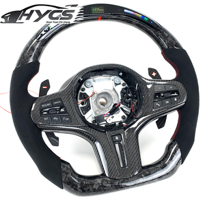 <span class=keywords><strong>Volante</strong></span> Deportivo de Fibra de Carbono Forjado con Pantalla LED y Levas de Cambio para <span class=keywords><strong>BMW</strong></span> G20 G30 G80 G14 G22 M2M3M4 - Product Image 3