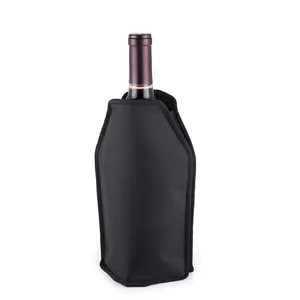 Bolsa aislante portátil para bebidas, paquete de Gel frío, Enfriador de botellas de vino