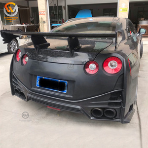 Carbon Fiber <strong>GTR</strong> R35 Nis-mo Style Wide Full Body Kit Bumper 2017 - Product Image 6